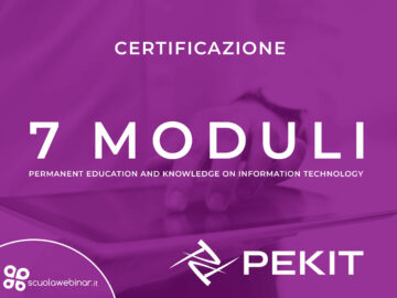 PEKIT Certificazione7 moduli