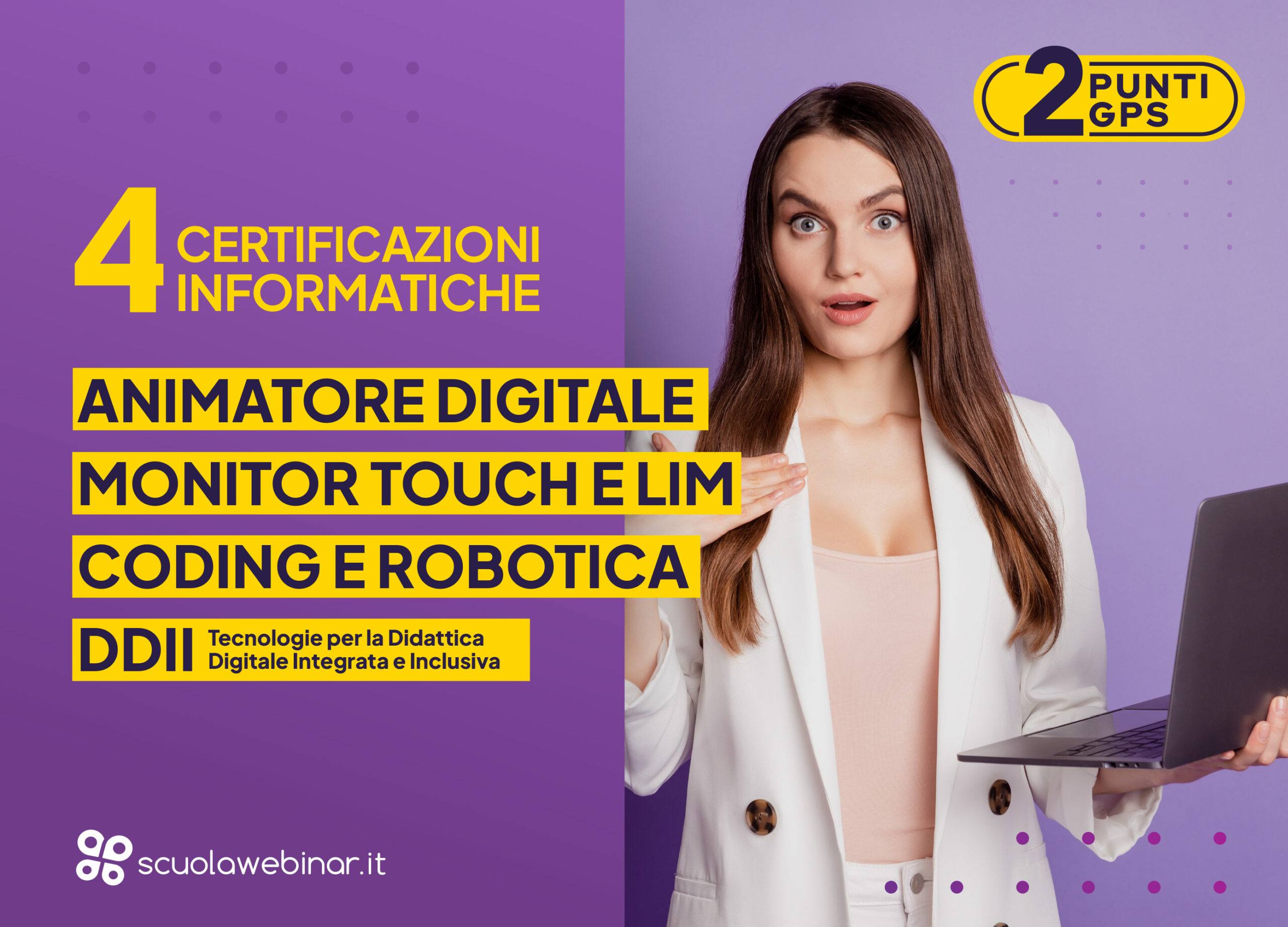 4 Certificazioni Informatiche con Animatore Digitale