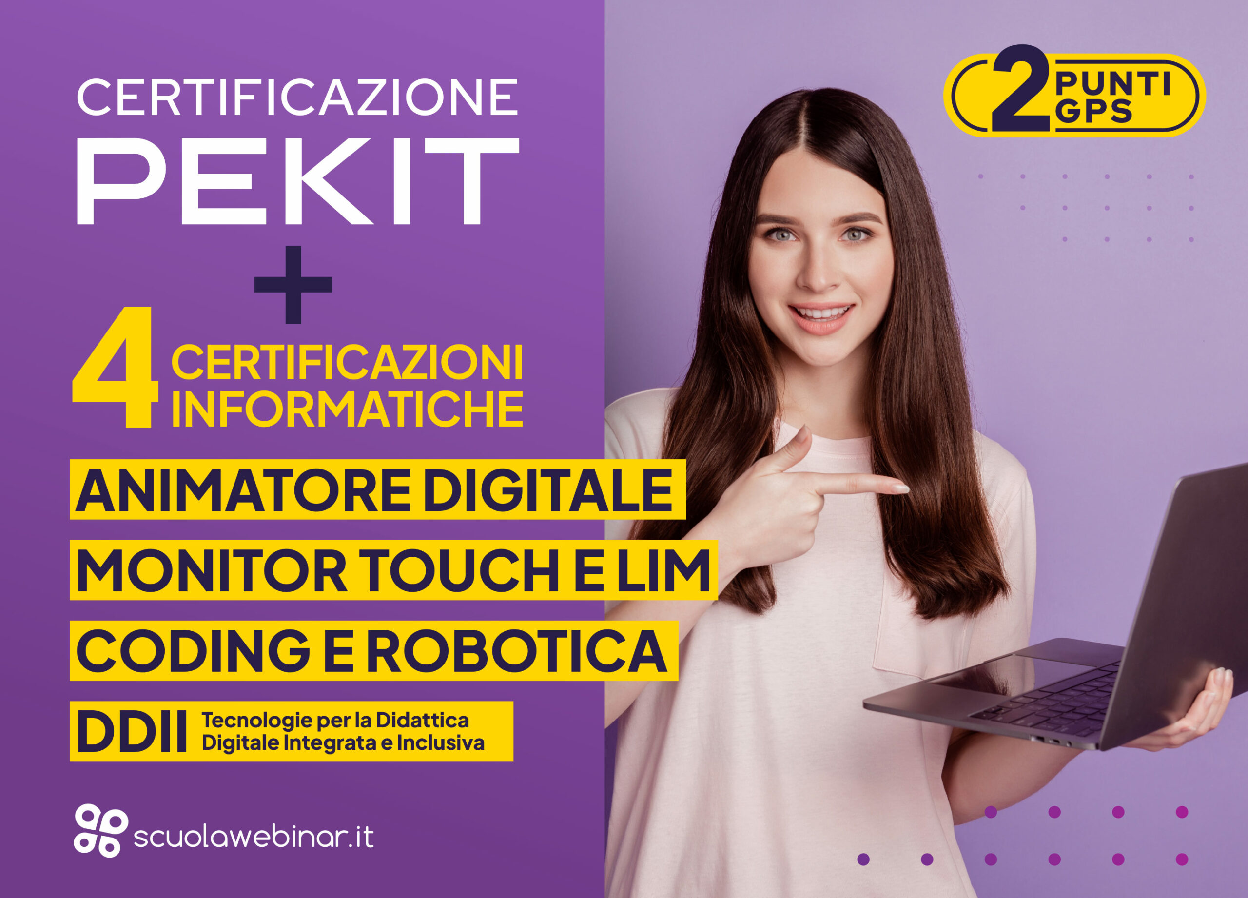 Pekit + 4 Certificazioni Informatiche con Animatore Digitale