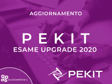 L’Upgrade della Certificazione Pekit Expert è rivolto a coloro i quali sono in possesso della certificazione ed. 2016 o ed. 2020