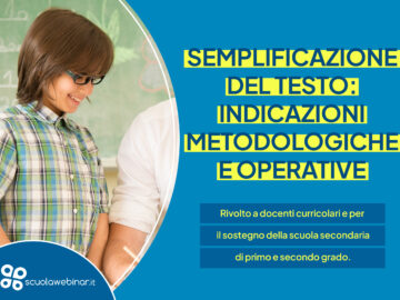 La semplificazione del testo: indicazioni metodologiche e operative