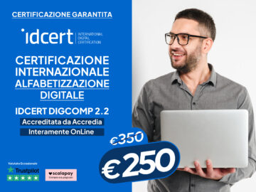 IDCERT DigComp 2.2 - Certificazione Internazionale di Alfabetizzazione Digitale